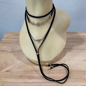 2 Piece Choker + Necklace Bundle